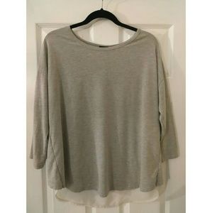 Gray cotton top.